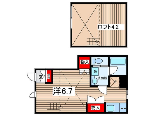 クレイン御器所の物件間取画像